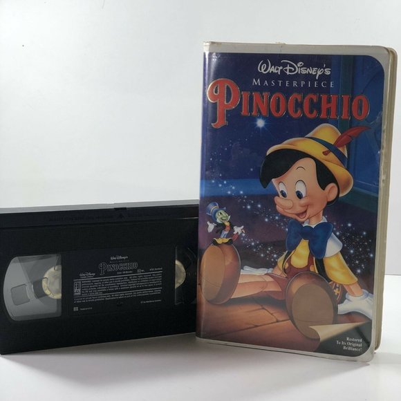 Walt Disney Masterpiece Pinocchio VHS Movie Tape - Picture 1 of 6